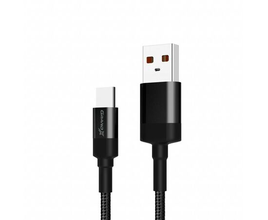 Дата кабель USB 2.0 AM to Type-C 1.0m Grand-X (FC-03), зображення 3 Дата кабель USB 2.0 AM to Type-C 1.0m Grand-X (FC-03), зображення 3