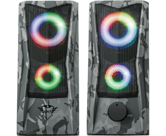 Акустическая система Trust GXT 606 Javv RGB-Illuminated Khaki (23379), изображение 2 Акустическая система Trust GXT 606 Javv RGB-Illuminated Khaki (23379), изображение 2
