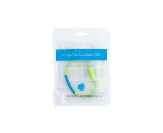 Дата кабель USB 2.0 AM to Micro 5P 0.2m браслет green Extradigital (KBU1782), зображення 2 Дата кабель USB 2.0 AM to Micro 5P 0.2m браслет green Extradigital (KBU1782), зображення 2