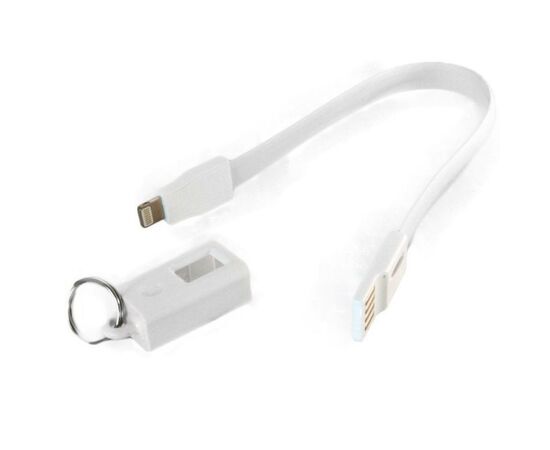 Дата кабель USB 2.0 AM to Lightning 0.18m white Extradigital (KBU1789), зображення 2 Дата кабель USB 2.0 AM to Lightning 0.18m white Extradigital (KBU1789), зображення 2