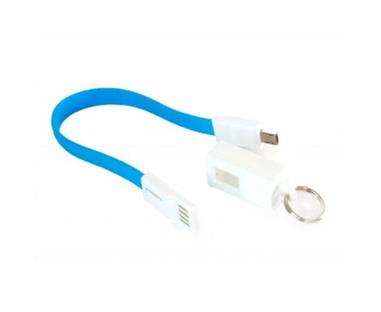 Дата кабель USB 2.0 AM to Micro 5P 0.18m blue Extradigital (KBU1785), изображение 2 Дата кабель USB 2.0 AM to Micro 5P 0.18m blue Extradigital (KBU1785), изображение 2