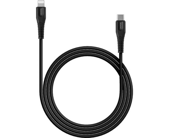 Дата кабель USB Type-C to Lightning 1.2m MFI Black Canyon (CNS-MFIC4B), изображение 2 Дата кабель USB Type-C to Lightning 1.2m MFI Black Canyon (CNS-MFIC4B), изображение 2