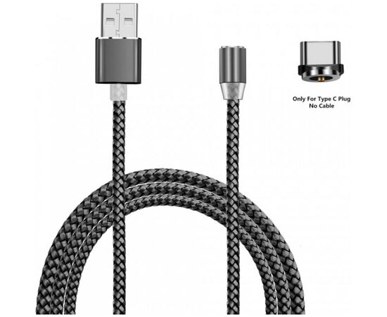 Дата кабель USB 2.0 AM to Type-C 1.2m Magneto grey XoKo (SC-355a MGNT-GR)