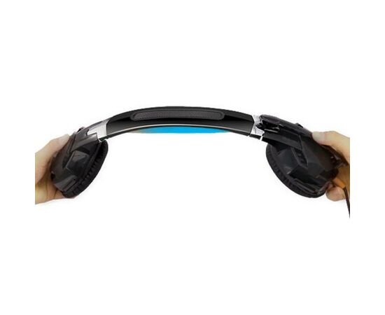 Наушники REAL-EL GDX-7500 black-blue, изображение 6 Наушники REAL-EL GDX-7500 black-blue, изображение 6