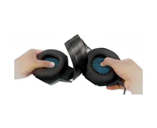 Наушники REAL-EL GDX-7500 black-blue, изображение 7 Наушники REAL-EL GDX-7500 black-blue, изображение 7