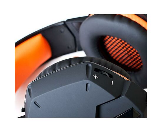 Навушники REAL-EL GDX-7700 SURROUND 7.1 black-orange, зображення 4