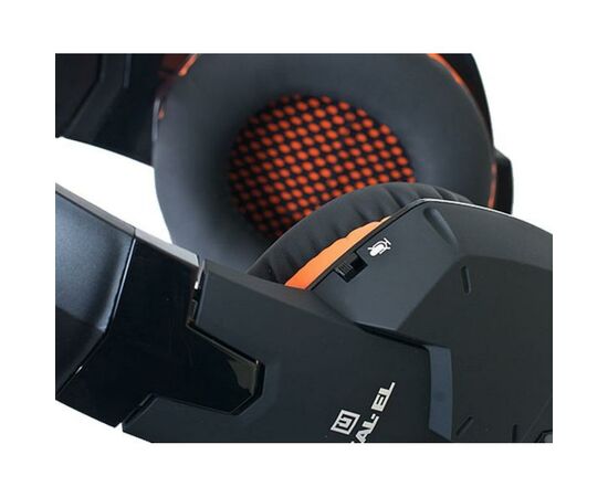 Навушники REAL-EL GDX-7700 SURROUND 7.1 black-orange, зображення 5
