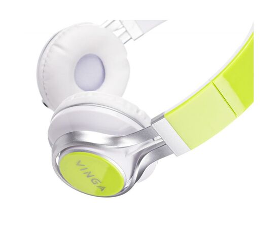 Навушники Vinga HSM040 White/Green (HSM040WG), зображення 10 Навушники Vinga HSM040 White/Green (HSM040WG), зображення 10