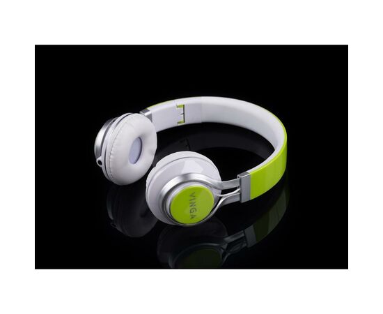 Навушники Vinga HSM040 White/Green (HSM040WG), зображення 11 Навушники Vinga HSM040 White/Green (HSM040WG), зображення 11