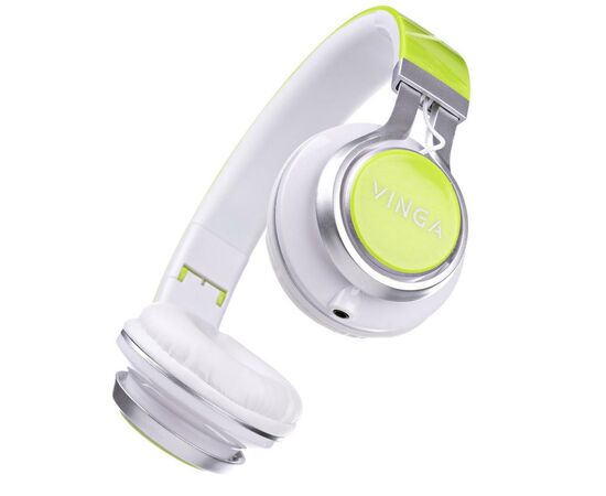 Навушники Vinga HSM040 White/Green (HSM040WG), зображення 7 Навушники Vinga HSM040 White/Green (HSM040WG), зображення 7