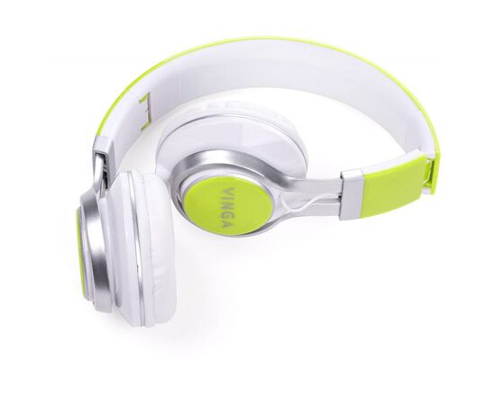 Навушники Vinga HSM040 White/Green (HSM040WG), зображення 9 Навушники Vinga HSM040 White/Green (HSM040WG), зображення 9