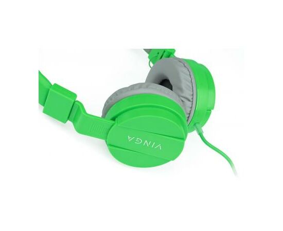 Наушники Vinga HSM035 Green New Mobile (HSM035GR), изображение 10 Наушники Vinga HSM035 Green New Mobile (HSM035GR), изображение 10