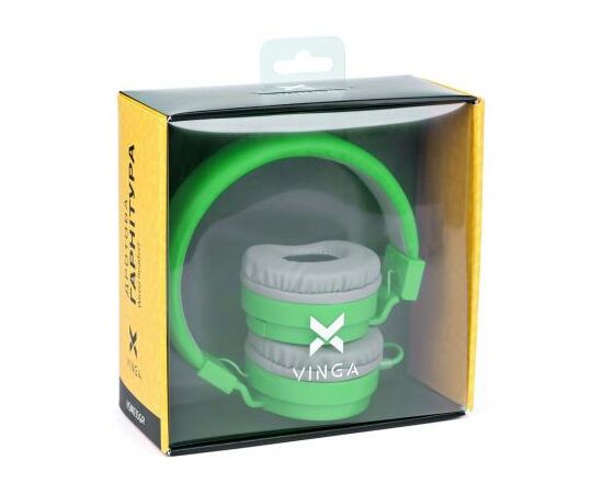 Наушники Vinga HSM035 Green New Mobile (HSM035GR), изображение 12 Наушники Vinga HSM035 Green New Mobile (HSM035GR), изображение 12