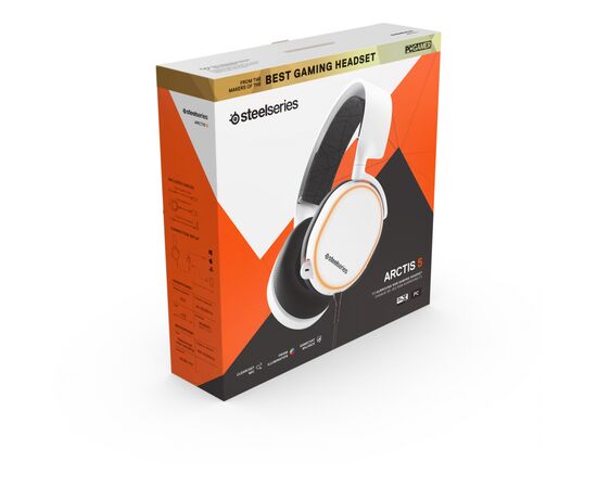 Наушники SteelSeries Arctis 5 White 2019 Edition (61507), изображение 5 Наушники SteelSeries Arctis 5 White 2019 Edition (61507), изображение 5