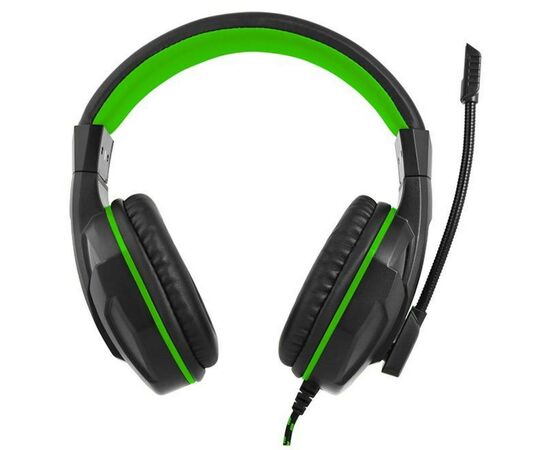 Наушники Gemix N20 Black-Green Gaming, изображение 2 Наушники Gemix N20 Black-Green Gaming, изображение 2