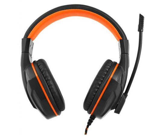 Наушники Gemix N20 Black-Orange Gaming, изображение 2 Наушники Gemix N20 Black-Orange Gaming, изображение 2