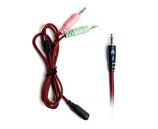 Наушники REAL-EL GDX-7550 Black-Red, изображение 7 Наушники REAL-EL GDX-7550 Black-Red, изображение 7