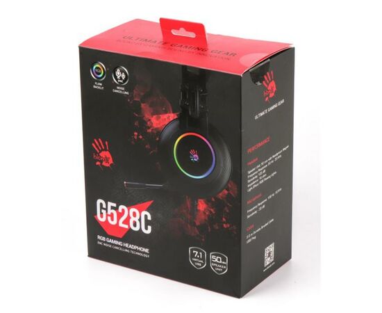 Навушники A4Tech G528C Bloody Black, зображення 2 Навушники A4Tech G528C Bloody Black, зображення 2
