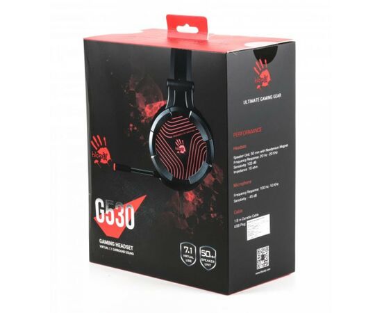 Навушники A4Tech G530 Bloody Gray, зображення 3 Навушники A4Tech G530 Bloody Gray, зображення 3