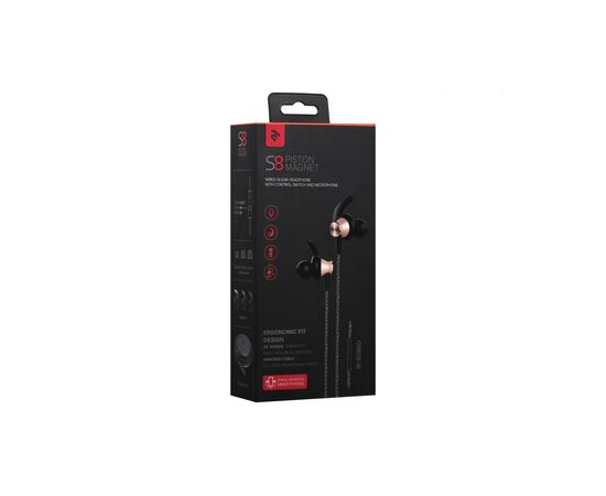 Наушники 2E S8 Piston Magnet Золотий (2E-IES8GD), изображение 8 Наушники 2E S8 Piston Magnet Золотий (2E-IES8GD), изображение 8