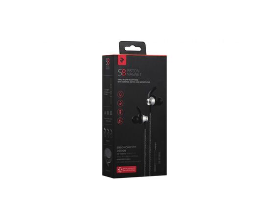 Наушники 2E S8 Piston Magnet Сільвер (2E-IES8SL), изображение 8 Наушники 2E S8 Piston Magnet Сільвер (2E-IES8SL), изображение 8