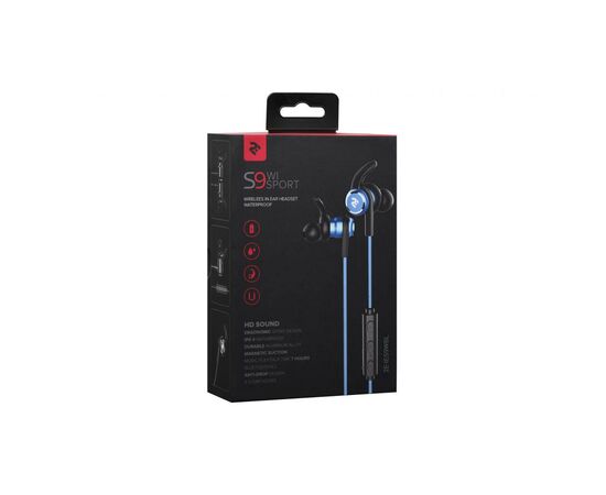 Наушники 2E S9 WiSport Wireless In Ear Headset Waterproof (2E-IES9WBL), изображение 7 Наушники 2E S9 WiSport Wireless In Ear Headset Waterproof (2E-IES9WBL), изображение 7
