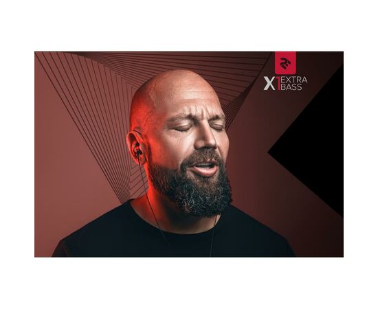 Наушники 2E X1 Extra Bass Чорний (2E-IEX1BK), изображение 5 Наушники 2E X1 Extra Bass Чорний (2E-IEX1BK), изображение 5