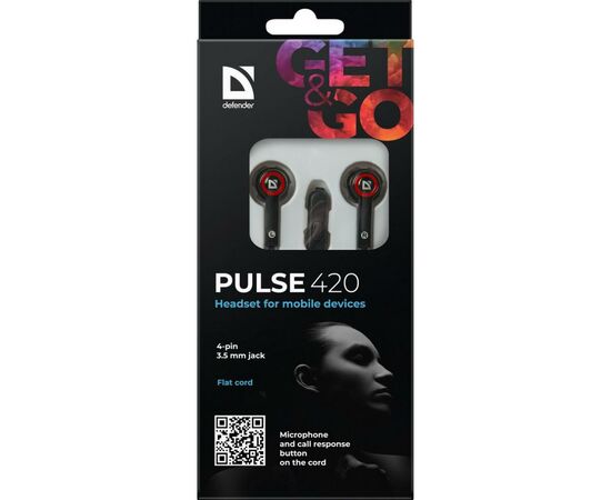 Наушники Defender Pulse 420 Red (63424), изображение 6 Наушники Defender Pulse 420 Red (63424), изображение 6
