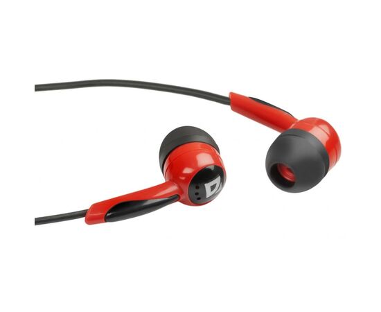 Наушники Defender Basic 604 Black-Red (63605), изображение 2 Наушники Defender Basic 604 Black-Red (63605), изображение 2