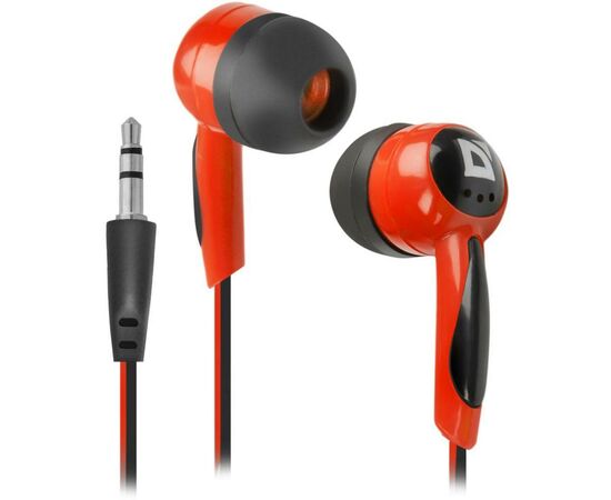 Наушники Defender Basic 604 Black-Red (63605)