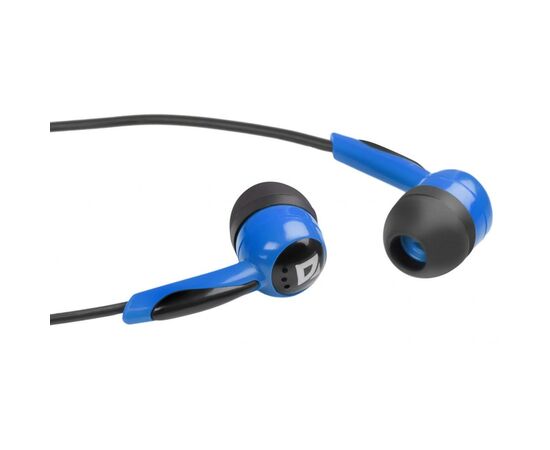 Навушники Defender Basic 604 Black-Blue (63608), зображення 2 Навушники Defender Basic 604 Black-Blue (63608), зображення 2