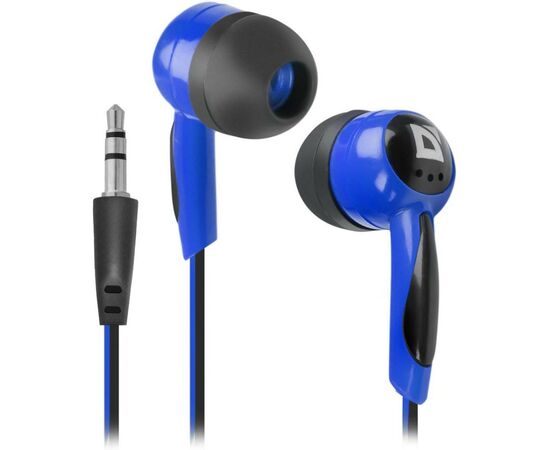 Навушники Defender Basic 604 Black-Blue (63608)
