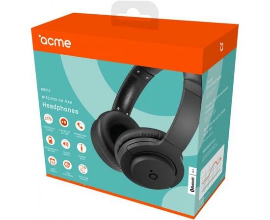 Наушники ACME BH213 Wireless On-Ear Headphones (4770070881095), изображение 8 Наушники ACME BH213 Wireless On-Ear Headphones (4770070881095), изображение 8
