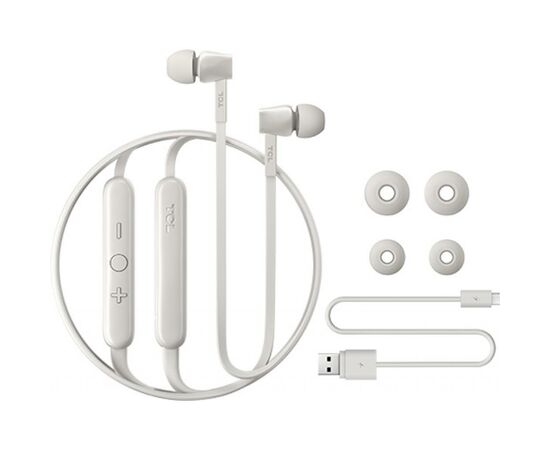 Наушники TCL MTRO100BT Bluetooth Ash White (MTRO100BTWT-EU), изображение 6 Наушники TCL MTRO100BT Bluetooth Ash White (MTRO100BTWT-EU), изображение 6