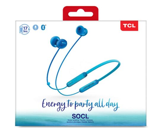 Наушники TCL SOCL300BT Bluetooth Ocean Blue (SOCL300BTBL-EU), изображение 7 Наушники TCL SOCL300BT Bluetooth Ocean Blue (SOCL300BTBL-EU), изображение 7