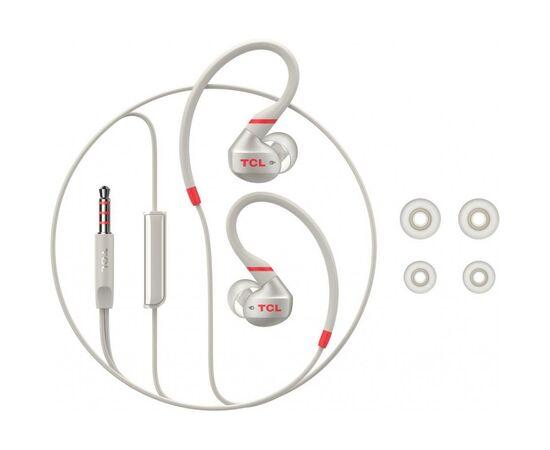 Наушники TCL ACTV100 Crimson White (ACTV100WT-EU), изображение 5 Наушники TCL ACTV100 Crimson White (ACTV100WT-EU), изображение 5
