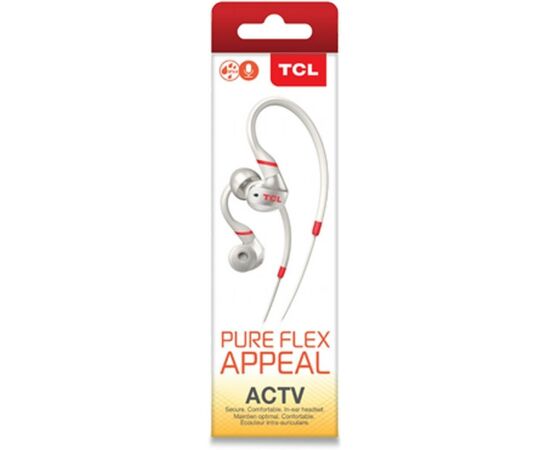 Наушники TCL ACTV100 Crimson White (ACTV100WT-EU), изображение 7 Наушники TCL ACTV100 Crimson White (ACTV100WT-EU), изображение 7