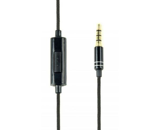 Наушники Gembird MHS-EP-CDG-B Black (MHS-EP-CDG-B), изображение 2 Наушники Gembird MHS-EP-CDG-B Black (MHS-EP-CDG-B), изображение 2