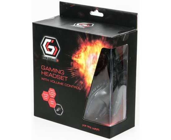 Наушники Gembird GHS-04 Black (GHS-04), изображение 2 Наушники Gembird GHS-04 Black (GHS-04), изображение 2