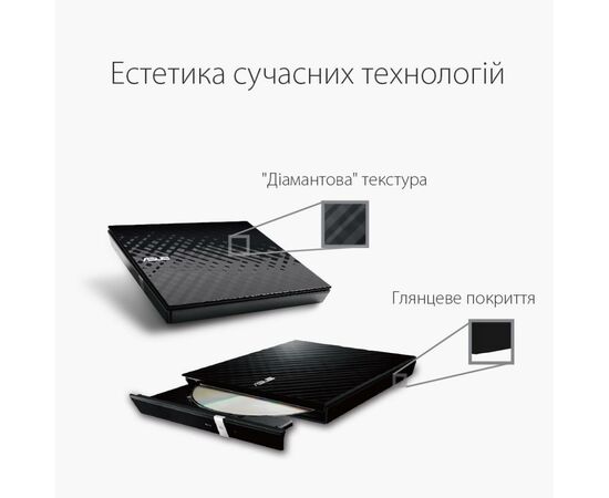 Оптический привод DVD-RW ASUS SDRW-08D2S-U LITE/BLK/G/AS, изображение 2 Оптический привод DVD-RW ASUS SDRW-08D2S-U LITE/BLK/G/AS, изображение 2