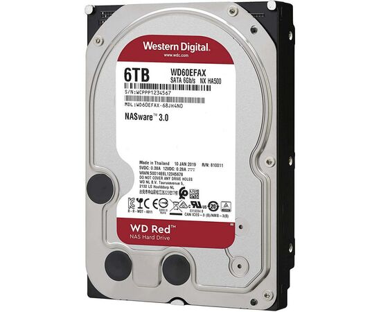Жесткий диск 3.5" 6TB WD (WD60EFAX)