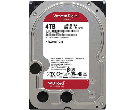 Жесткий диск 3.5" 4TB WD (WD40EFAX)