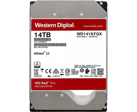 Жесткий диск 3.5" 14TB WD (WD141KFGX)