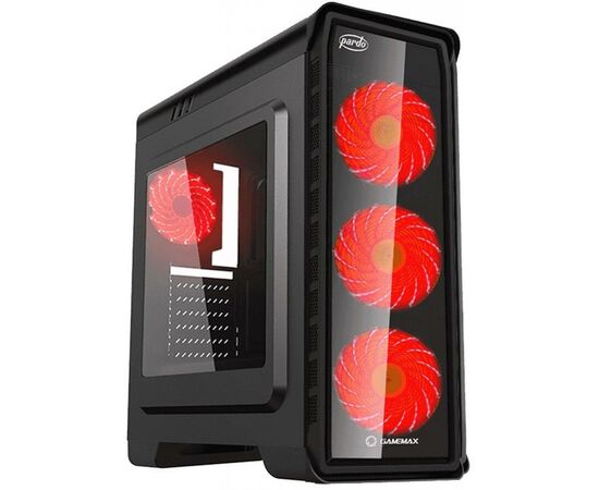 Корпус Gamemax PARDO BLACK, изображение 2 Корпус Gamemax PARDO BLACK, изображение 2