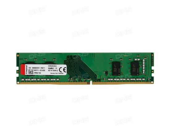 Модуль пам'яті для комп'ютера DDR4 4GB 3200 MHz Kingston (KVR32N22S6/4)