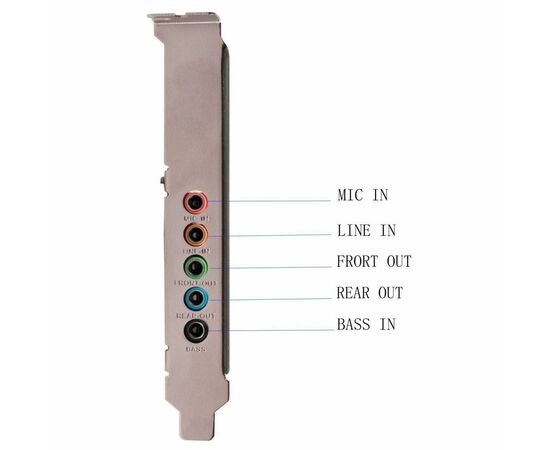 Звуковая плата Manli C-Media 8738 PCI-E 6(5.1) каналов bulk (M-CMI8738-PCI-E), изображение 4 Звуковая плата Manli C-Media 8738 PCI-E 6(5.1) каналов bulk (M-CMI8738-PCI-E), изображение 4