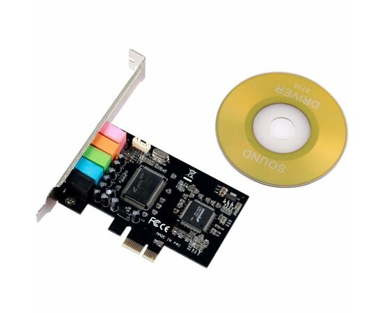Звуковая плата Manli C-Media 8738 PCI-E 6(5.1) каналов bulk (M-CMI8738-PCI-E), изображение 6 Звуковая плата Manli C-Media 8738 PCI-E 6(5.1) каналов bulk (M-CMI8738-PCI-E), изображение 6