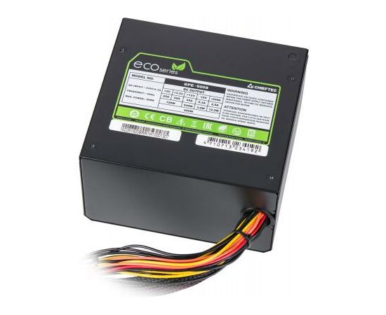 Блок питания Chieftec 600W (GPE-600S), изображение 4 Блок питания Chieftec 600W (GPE-600S), изображение 4