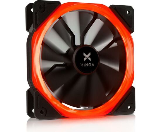 Кулер до корпусу Vinga LED fan-01 red
