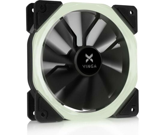 Кулер для корпуса Vinga LED fan-01 white